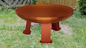 bowl background image 3D model