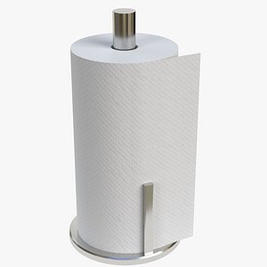 3D paper towel holder model
