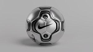 3D Soccer Ball Nike Chrome Scorpion