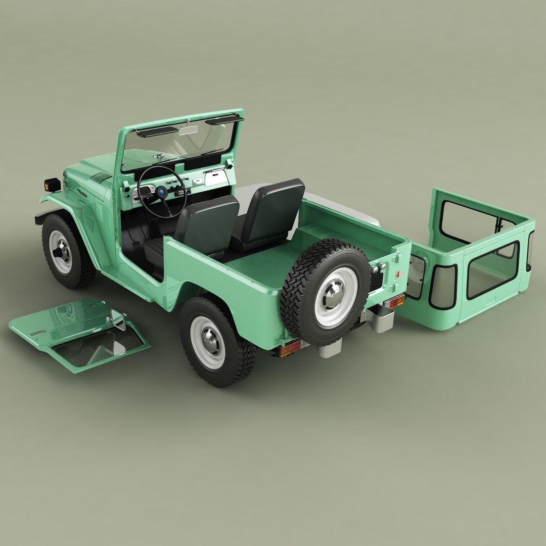 Toyota FJ40 model https://p.turbosquid.com/ts-thumb/FK/Lsritf/b6/fj408a/jpg/1754290166/1920x1080/fit_q87/1729f64f9ed0a999e42b53a3c20678b2e1c80570/fj408a.jpg