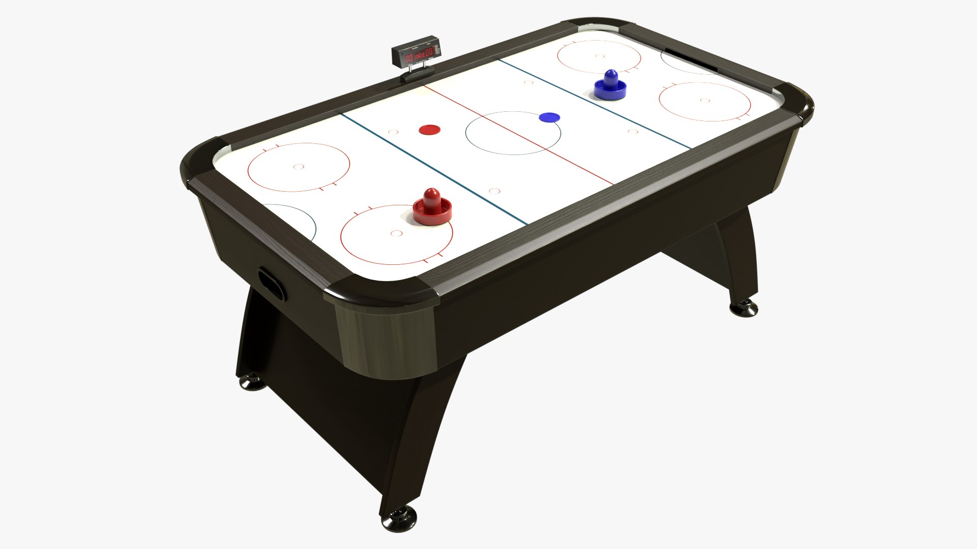 Air Hockey Table 3D model TurboSquid 1731612