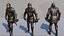 Medieval Knights - Modular 3D model