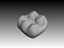 molar mandibular crown 3d model