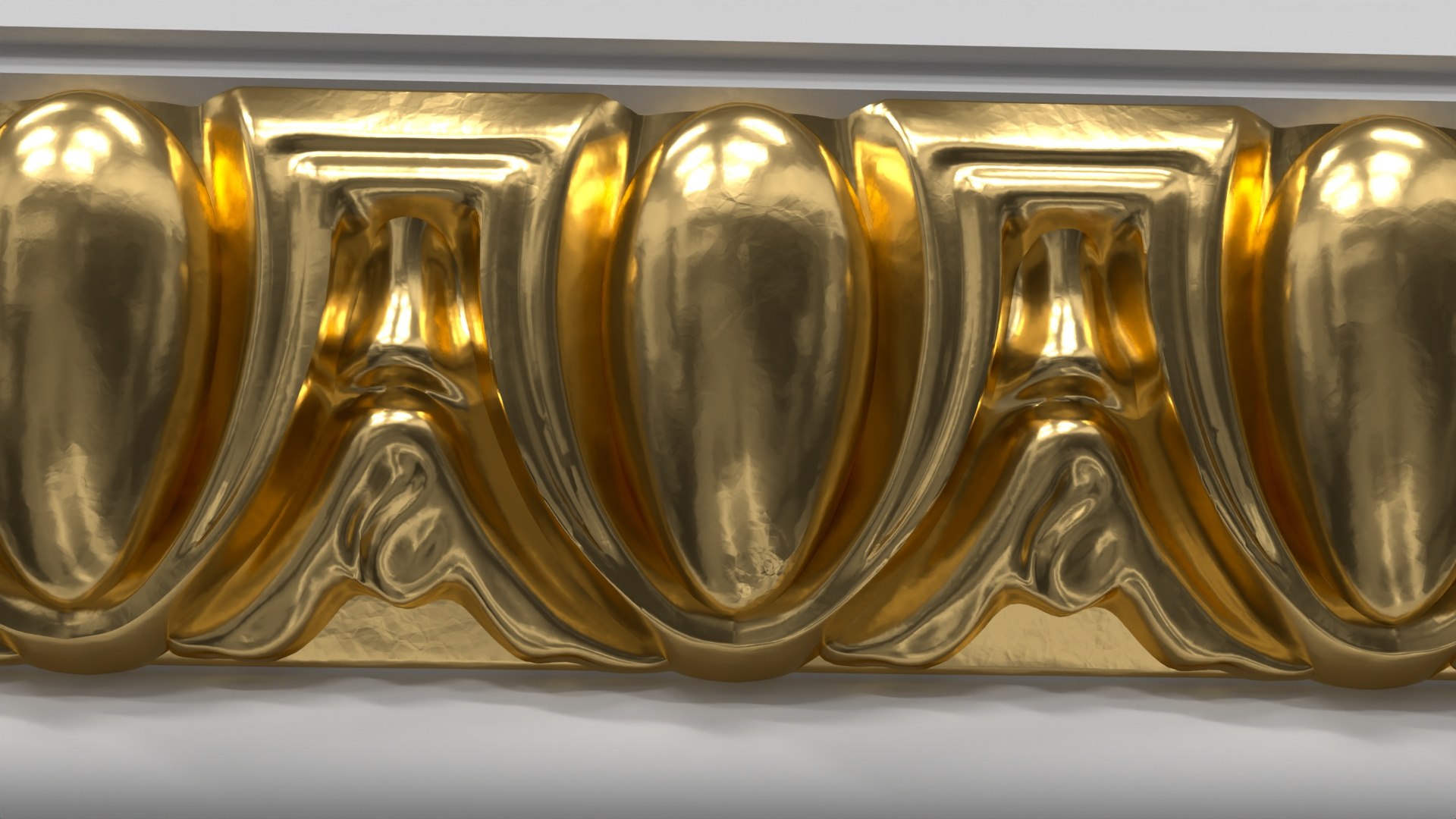 3D Patterned Cornice Gypsum Plaster DK47 - TurboSquid 1993927