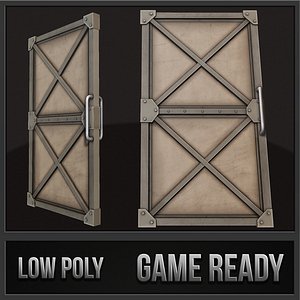steel door 3d model