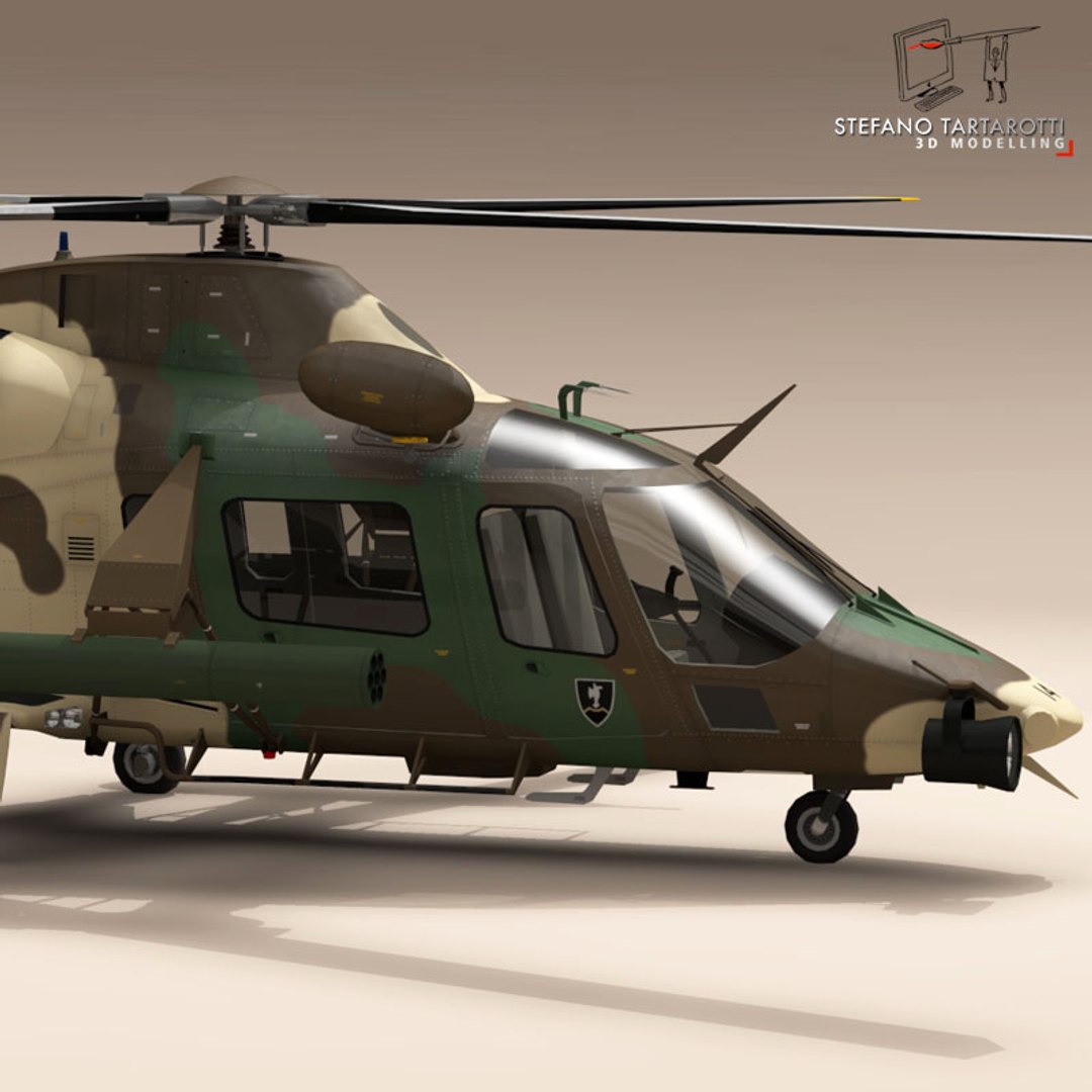 Aw109luh South Africa Aw109 3d Model
