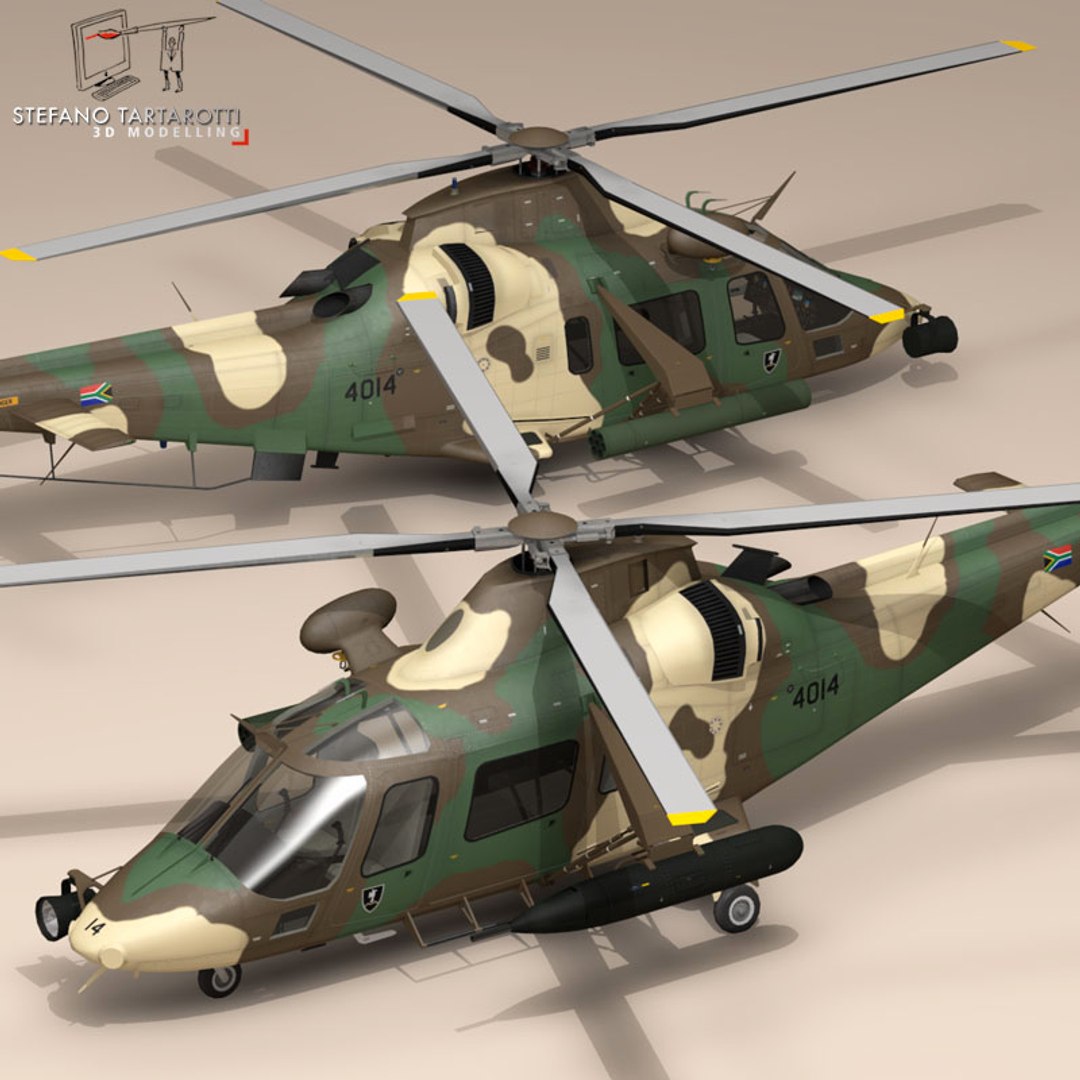 Aw109luh South Africa Aw109 3d Model