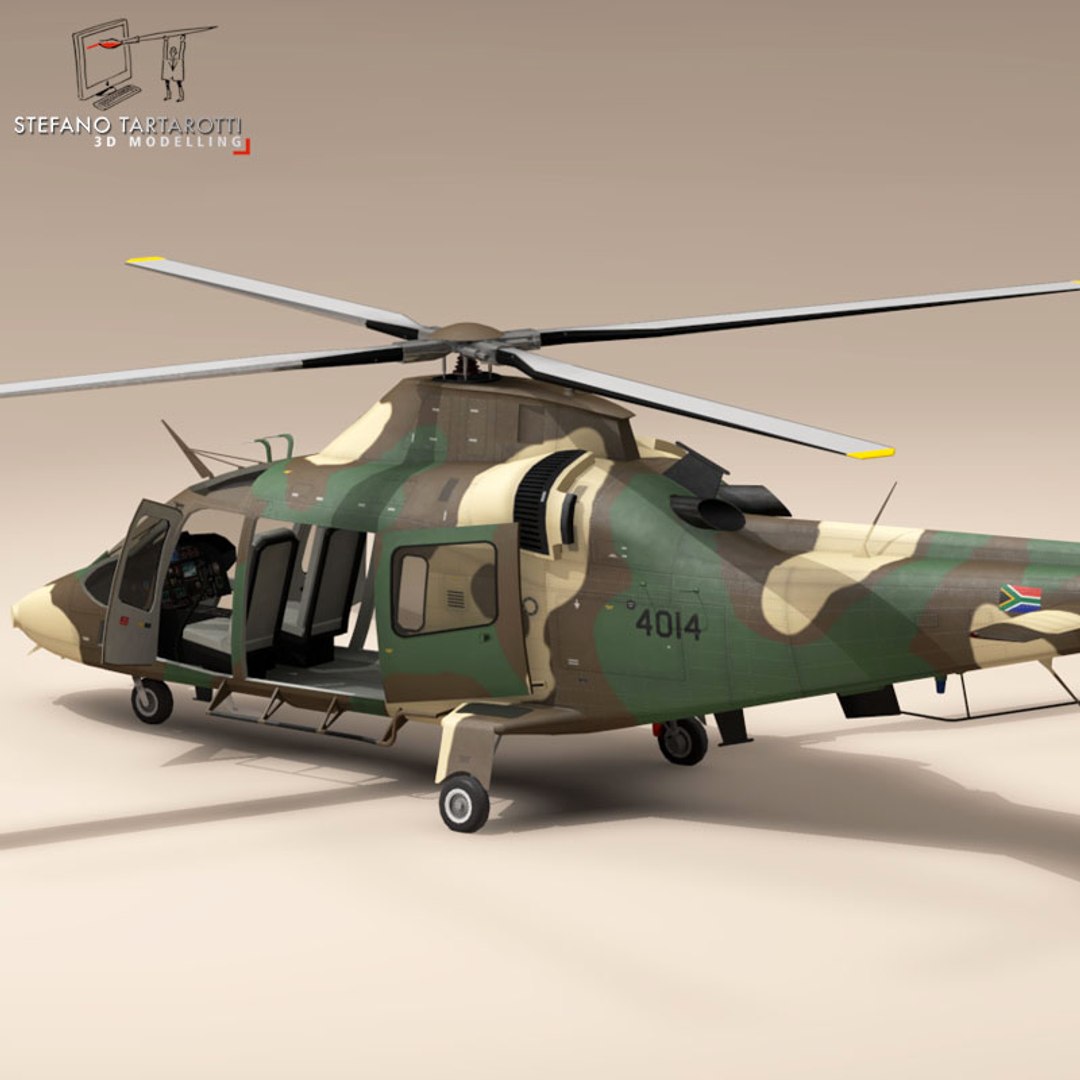 Aw109luh South Africa Aw109 3d Model