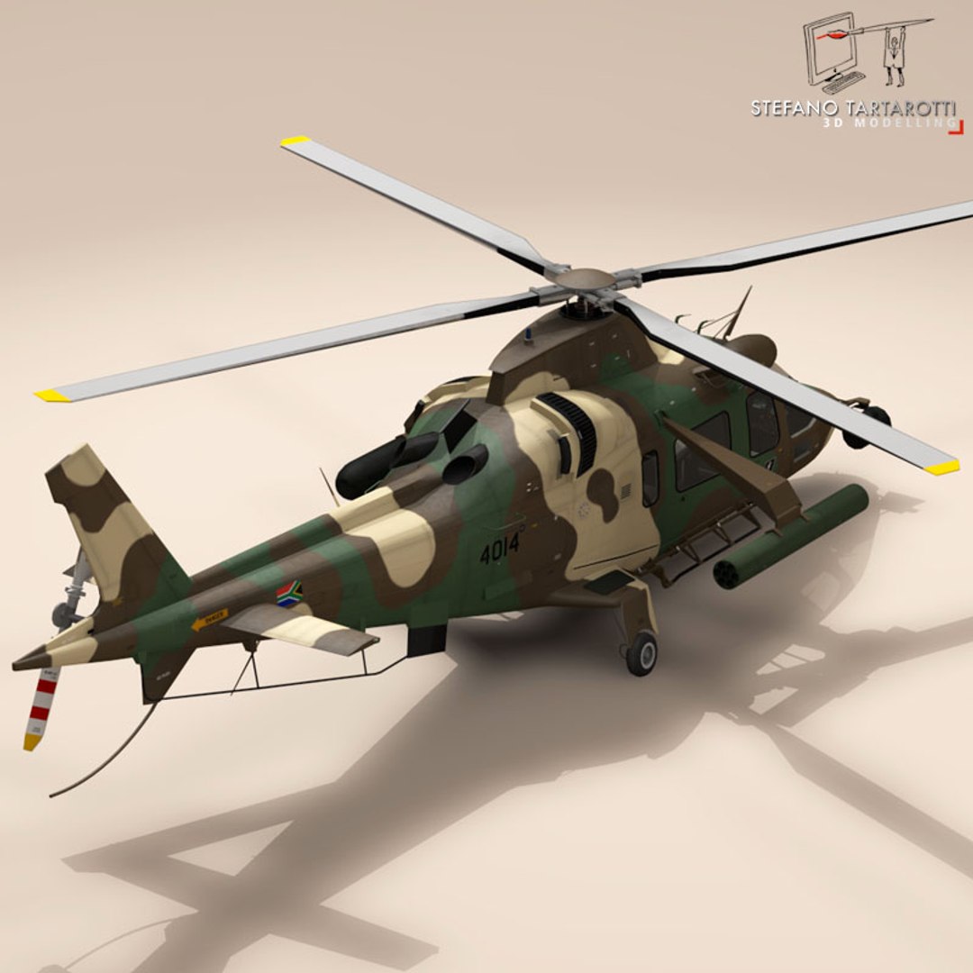 Aw109luh South Africa Aw109 3d Model
