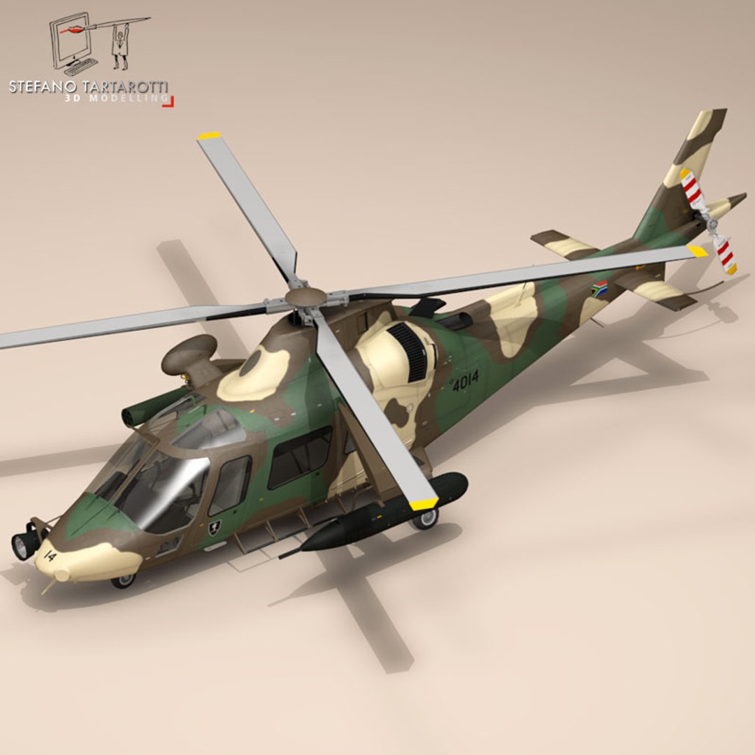 Aw109luh South Africa Aw109 3d Model