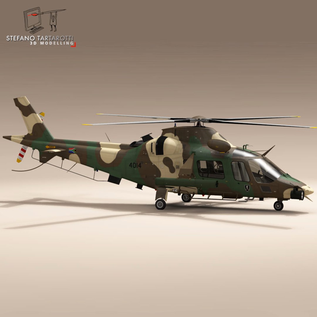 Aw109luh South Africa Aw109 3d Model