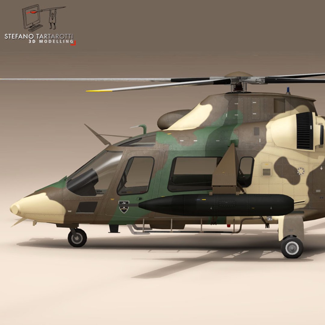 Aw109luh South Africa Aw109 3d Model