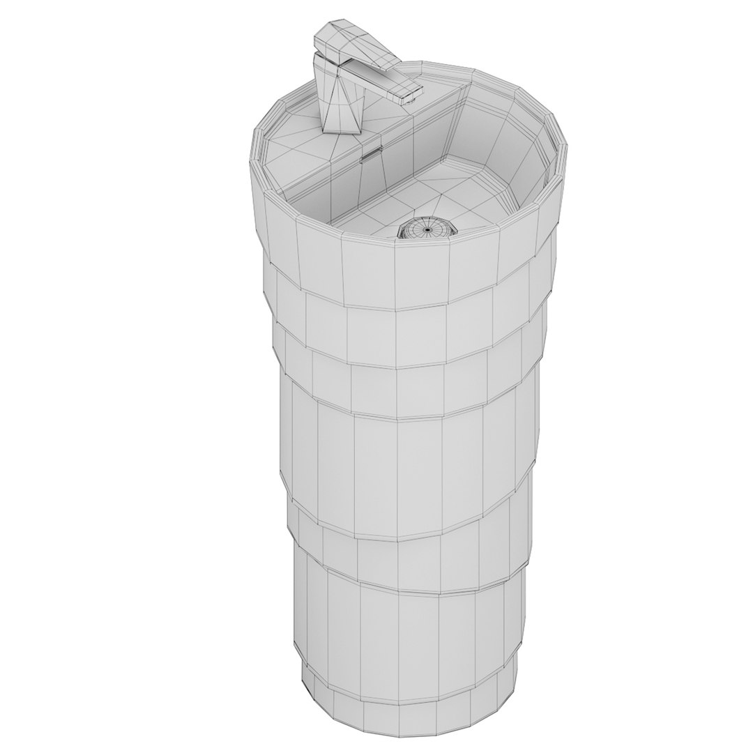 Quebec Solid Surface Pedestal Sink Model TurboSquid 2185884