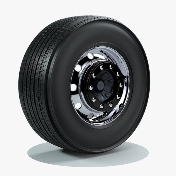 truck wheel 3d model