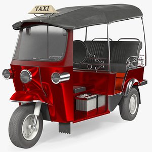 3D auto rickshaw