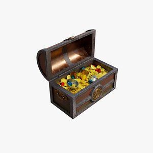 3D Treasure Chest model