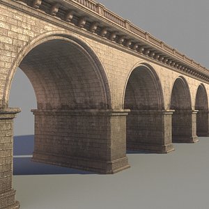 Arched stone bridge