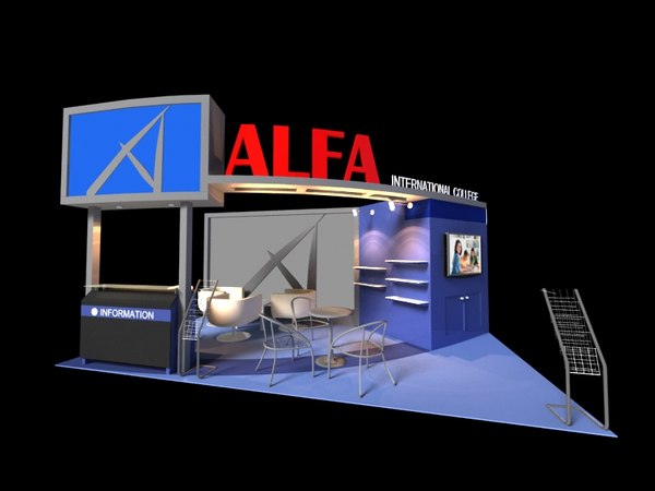 3D model alfa international college 3