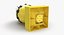 Amarelo da bomba nuclear do homem gordo