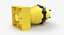 Amarelo da bomba nuclear do homem gordo