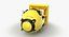 Amarelo da bomba nuclear do homem gordo