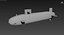 free submarine 3d model