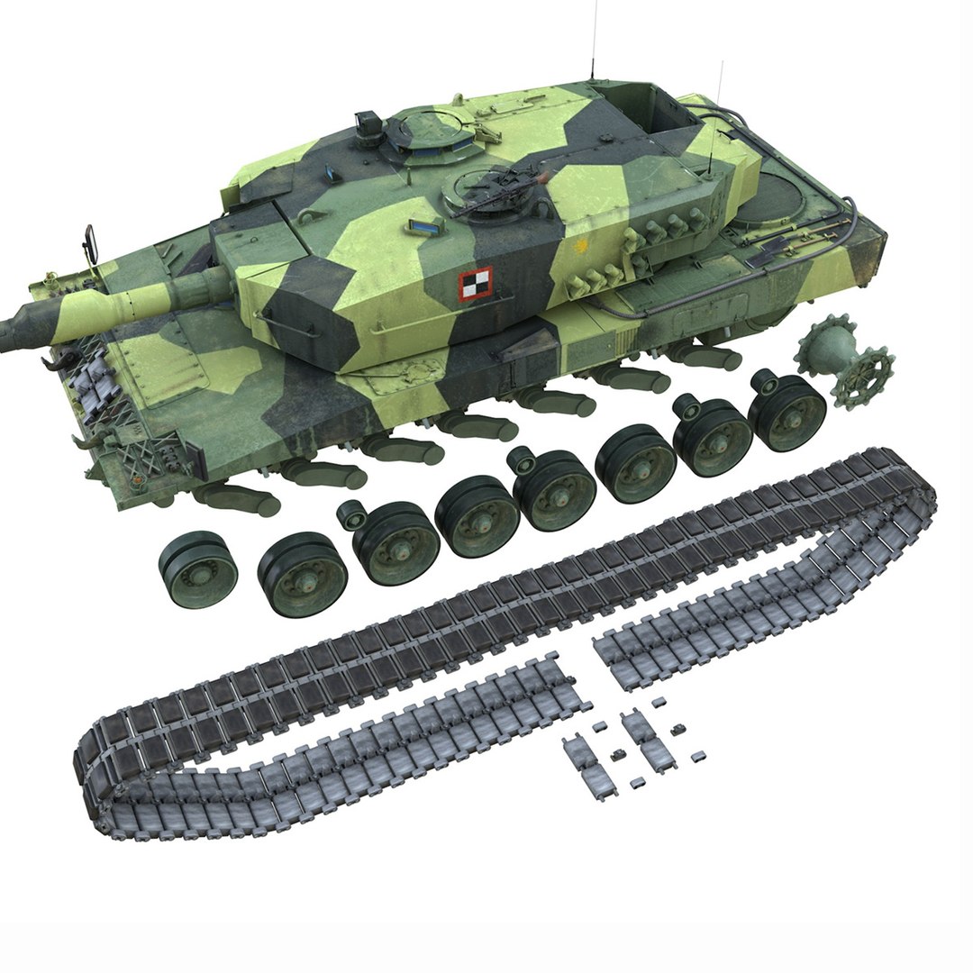 3d - 2 Battle Tank Model