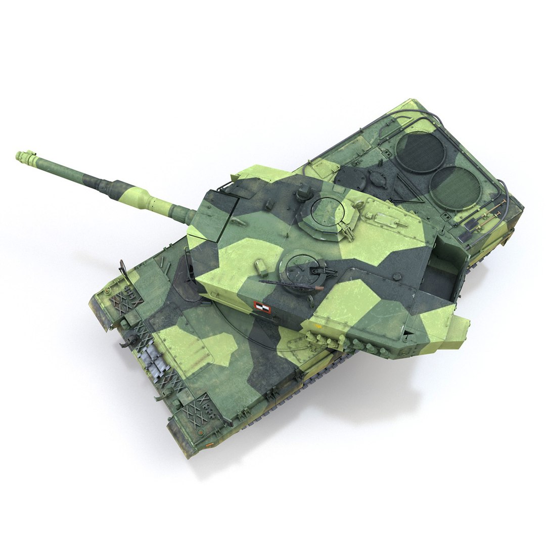 3d - 2 Battle Tank Model