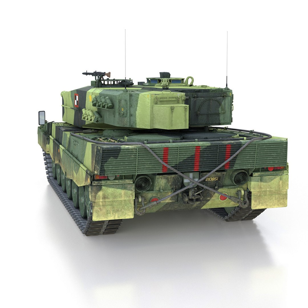 3d - 2 Battle Tank Model