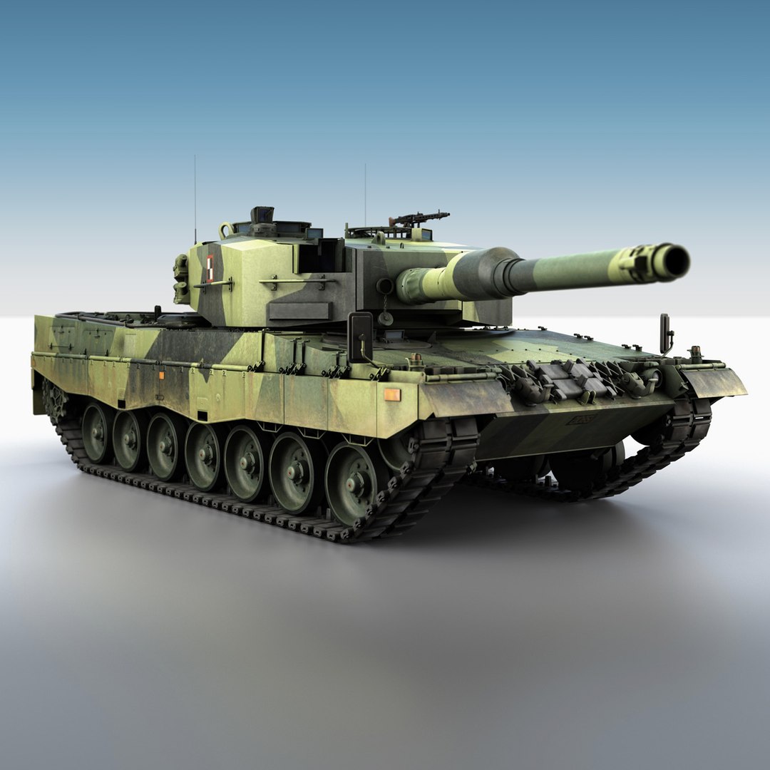 3d - 2 Battle Tank Model