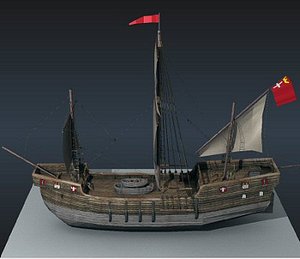 medieval ship 3ds
