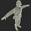 American WWII Infantry Soldier Rigged