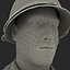 American WWII Infantry Soldier Rigged