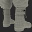 American WWII Infantry Soldier Rigged