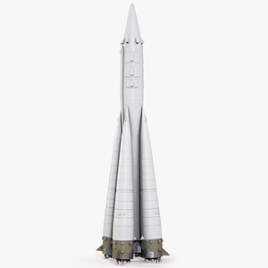 3D R-7 Semyorka Ballistic Missile