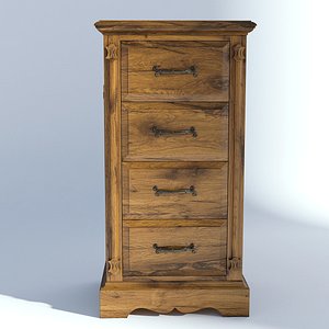 victorian bedside 3D