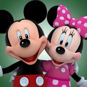 mickey and minnie mouse