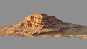 8K Detailed Cliff Landscape model
