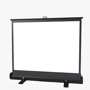 movie screen 3D model