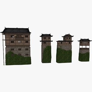 3D model Chinese House