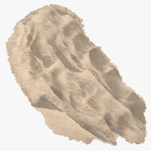 Heap of Dry Beach Sand 3D model