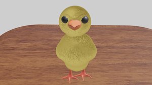 chick 3D model