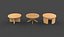 Couchtische 3D-Modell