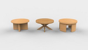 Coffee Tables 3D model 3D