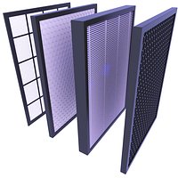 HEPA Filter 3D Model 2
