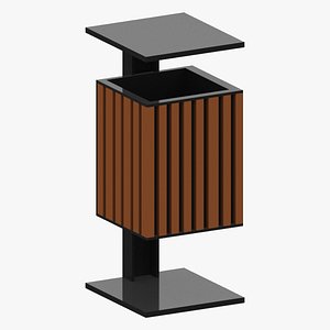 3D model Modern Trash Can