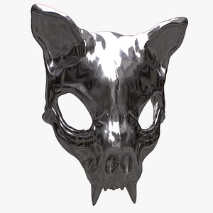 3D model Cat Skull Mask