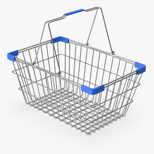 Hand Shopping Basket 3D model