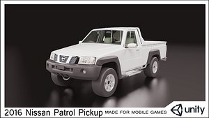 3D car mobile games model