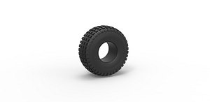 Diecast offroad tire 11 Scale 1 to 10 model